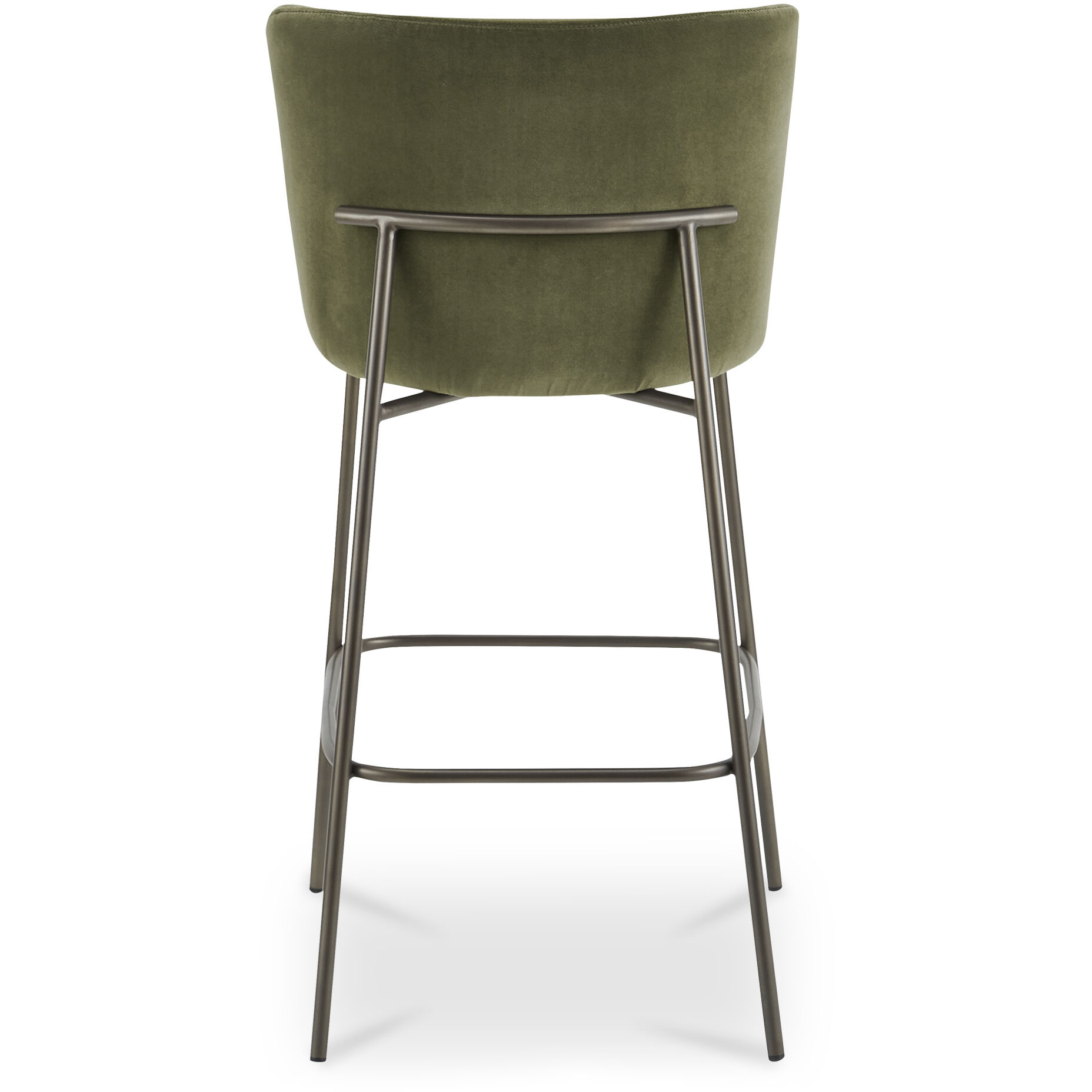 Early 41 inch Green Bar Stool